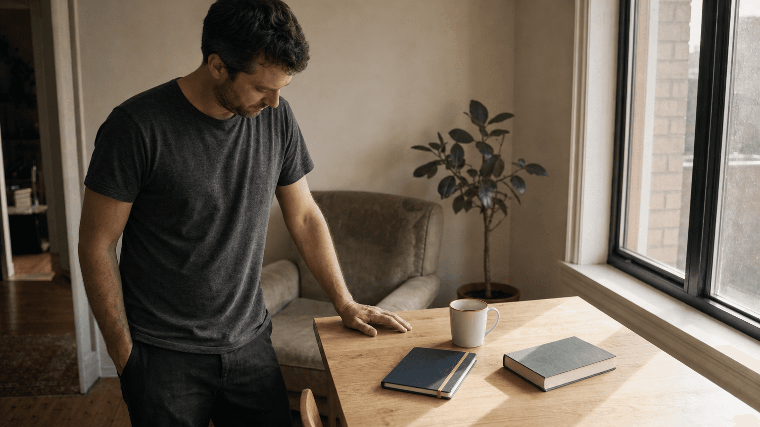 Mark Manson’s Undramatic Morning