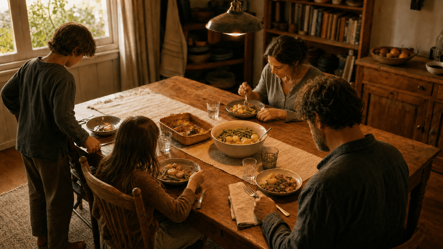 A Relaxed Family Evening