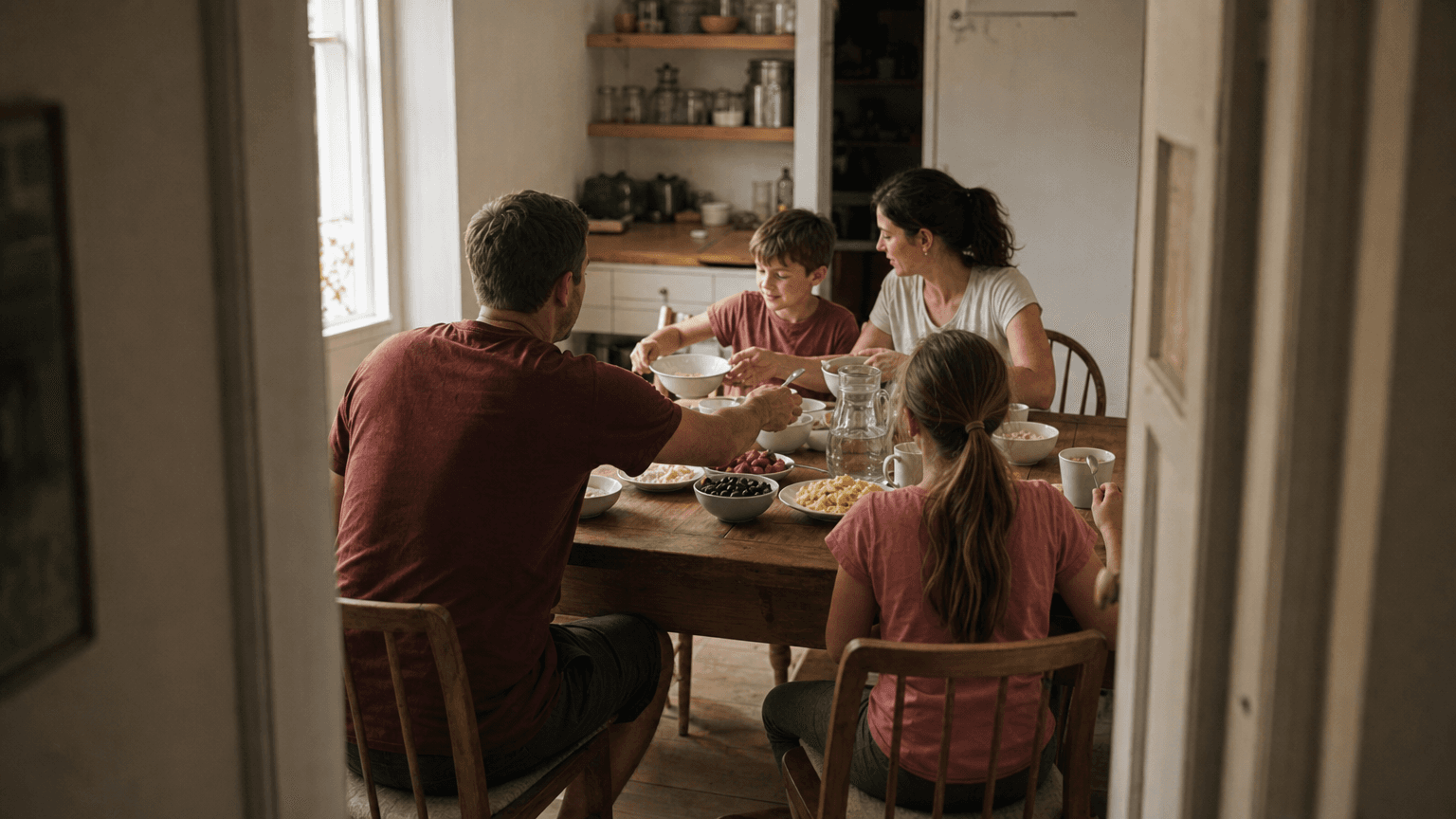 Family breakfast