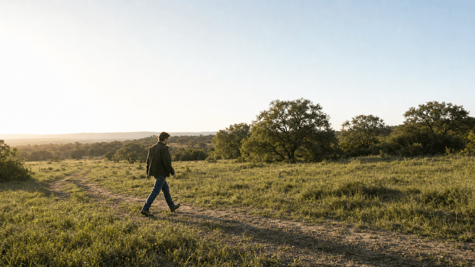 Long farm walk