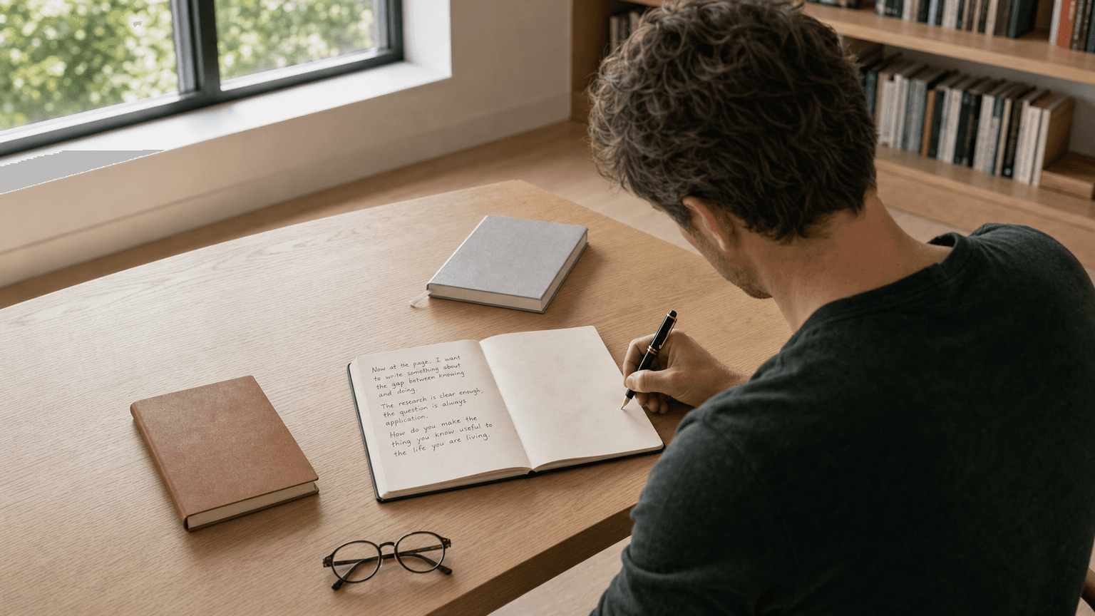 Morning writing