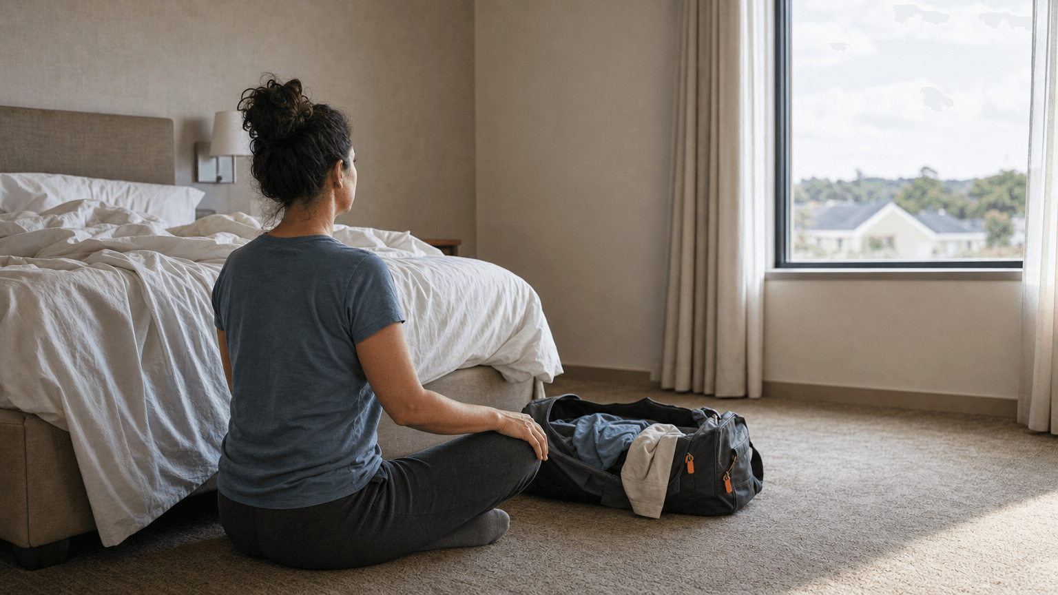 Breathing to get settled