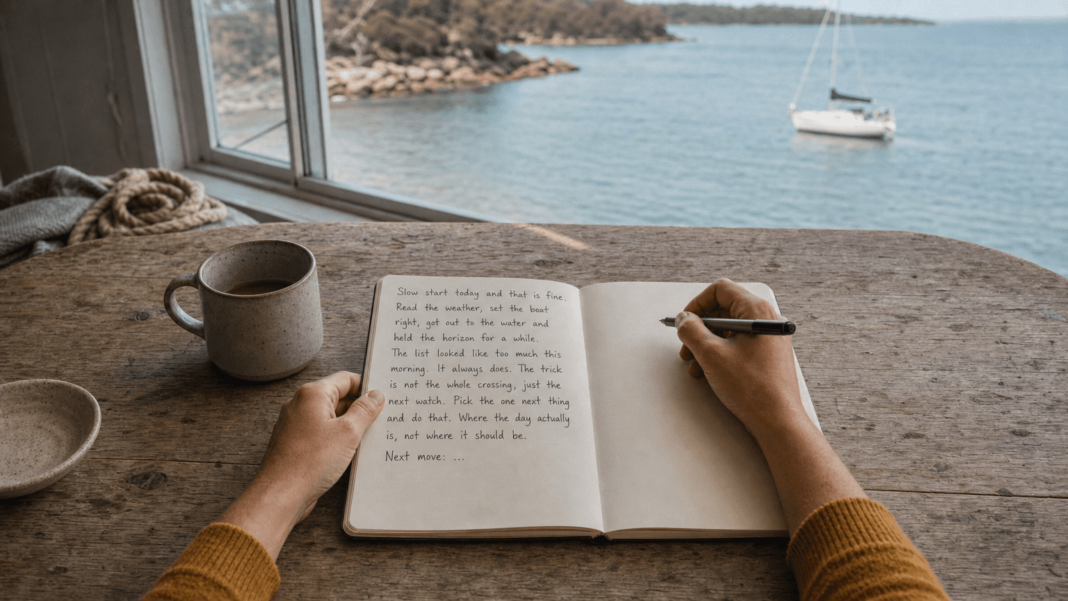 The journal is your logbook