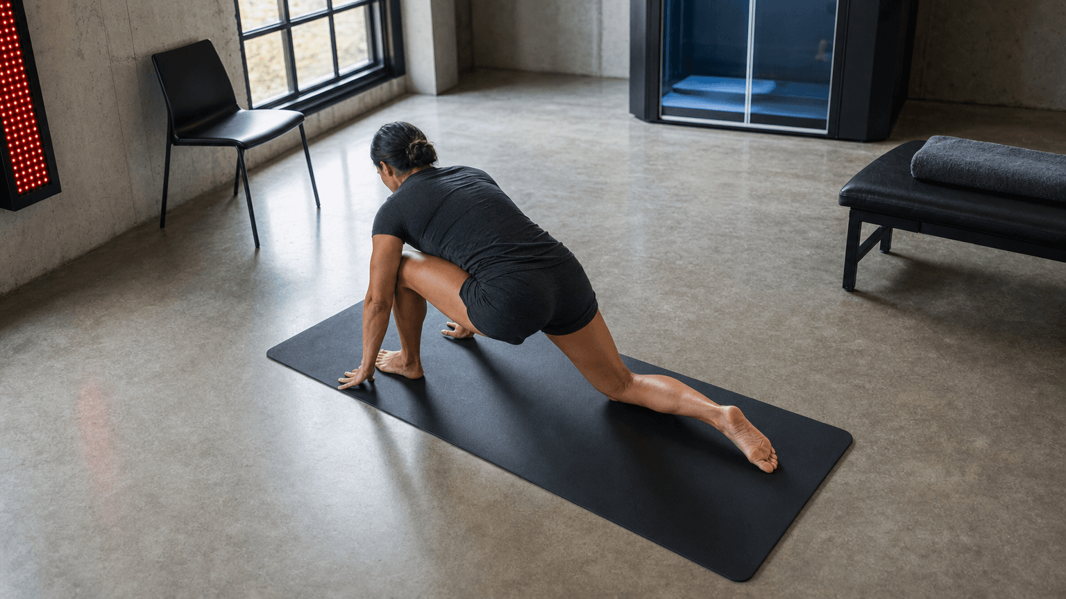 Stretch out while you're warm