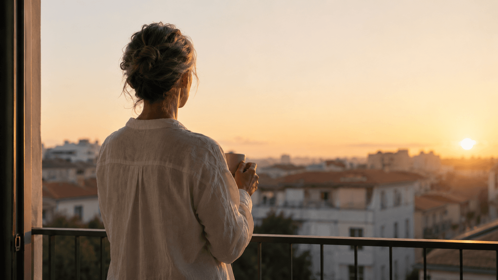 Watching the sunrise
