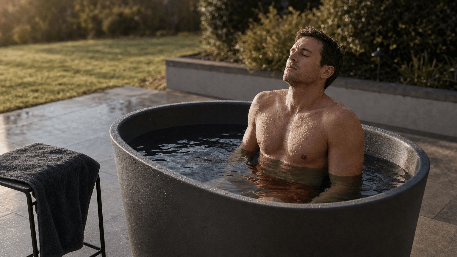 Cold plunge, or a cold shower
