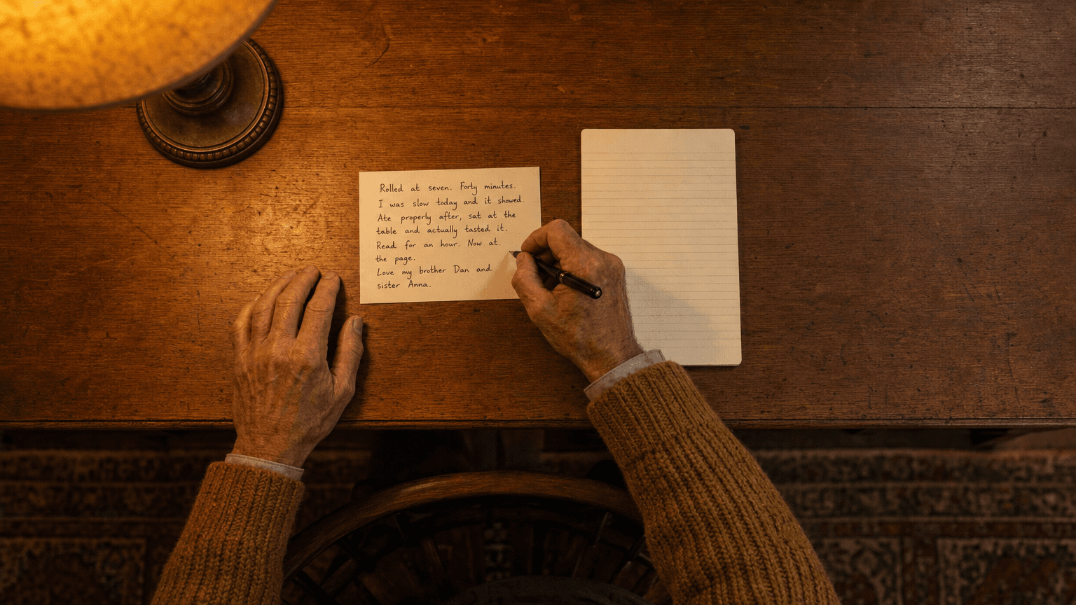 Write a note to one person