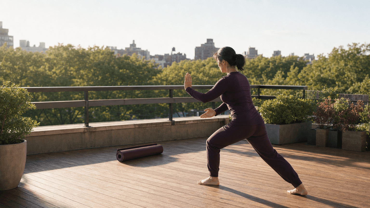Slow tai chi form