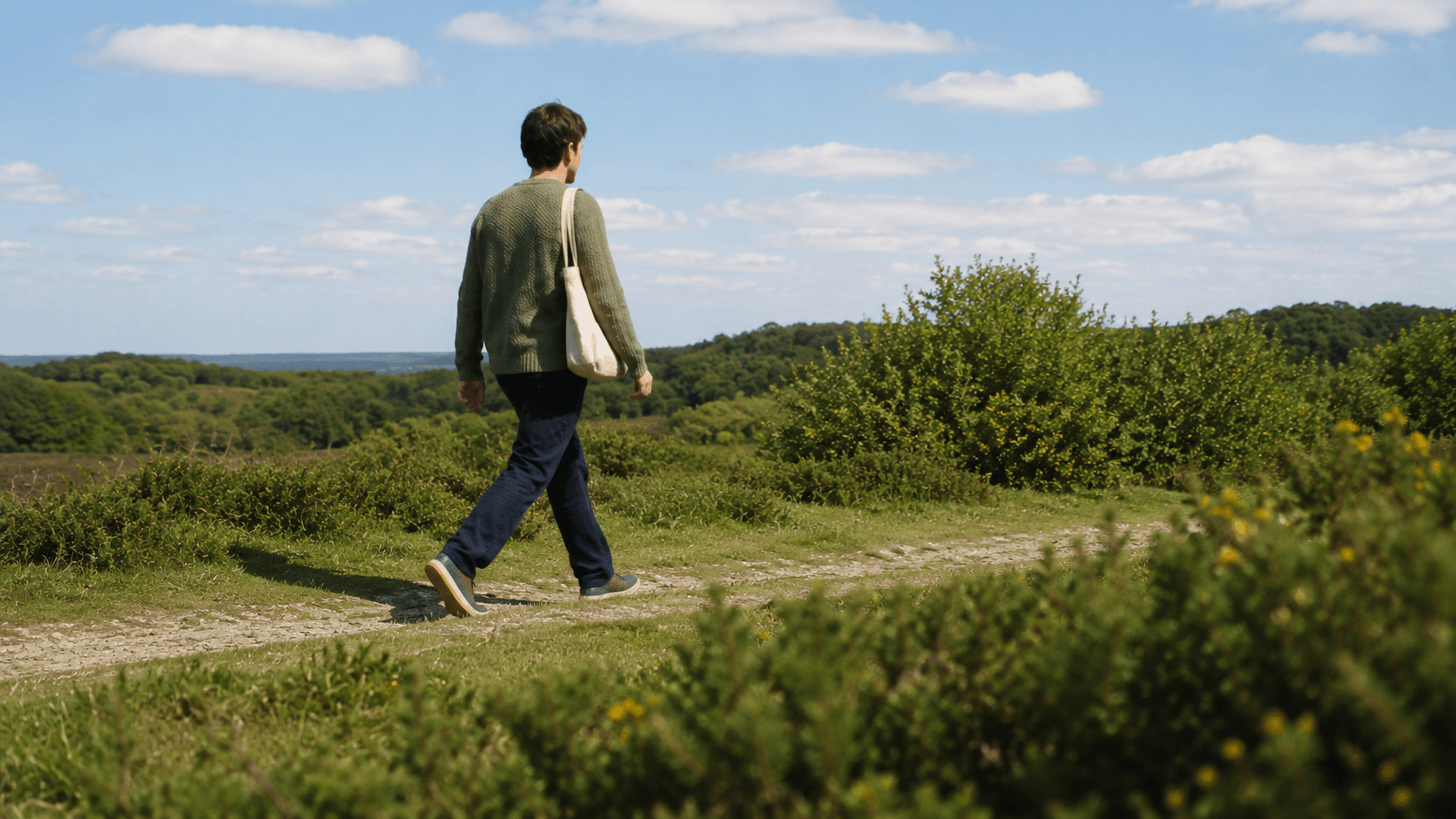 Long walk outside