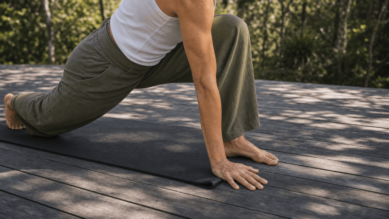Yoga without distractions