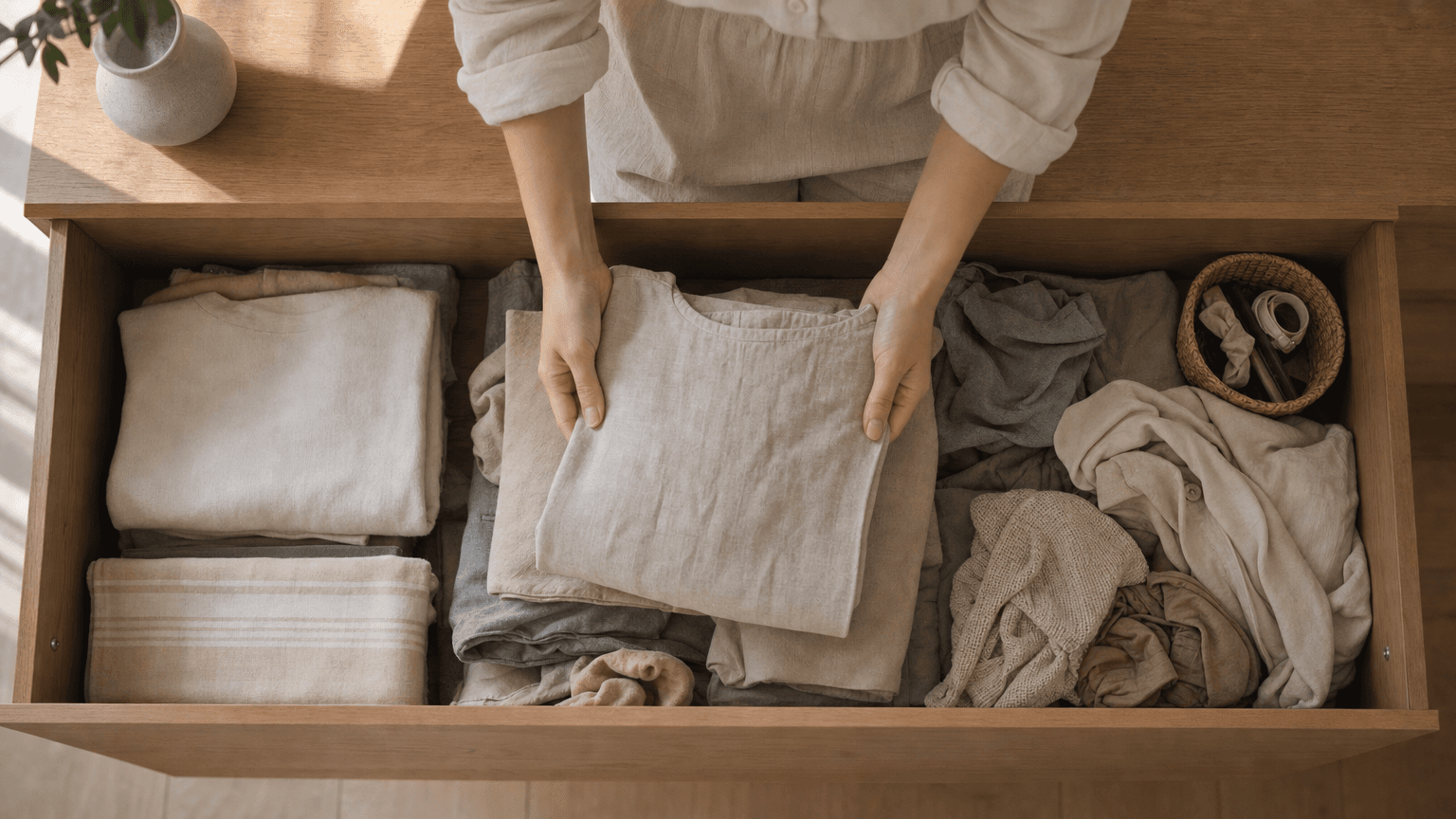 One area to declutter