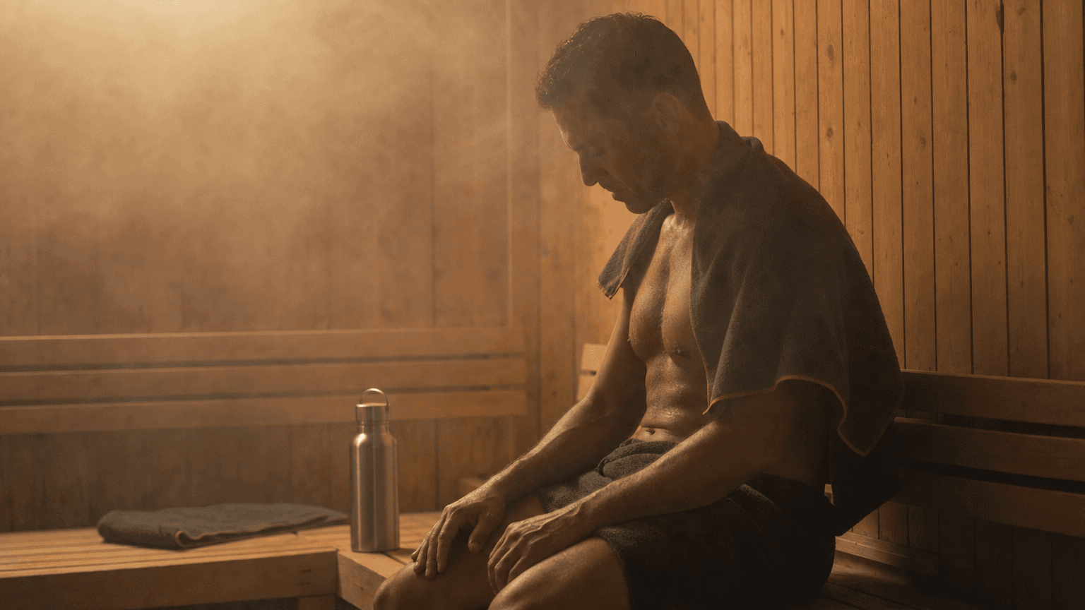 Into the sauna