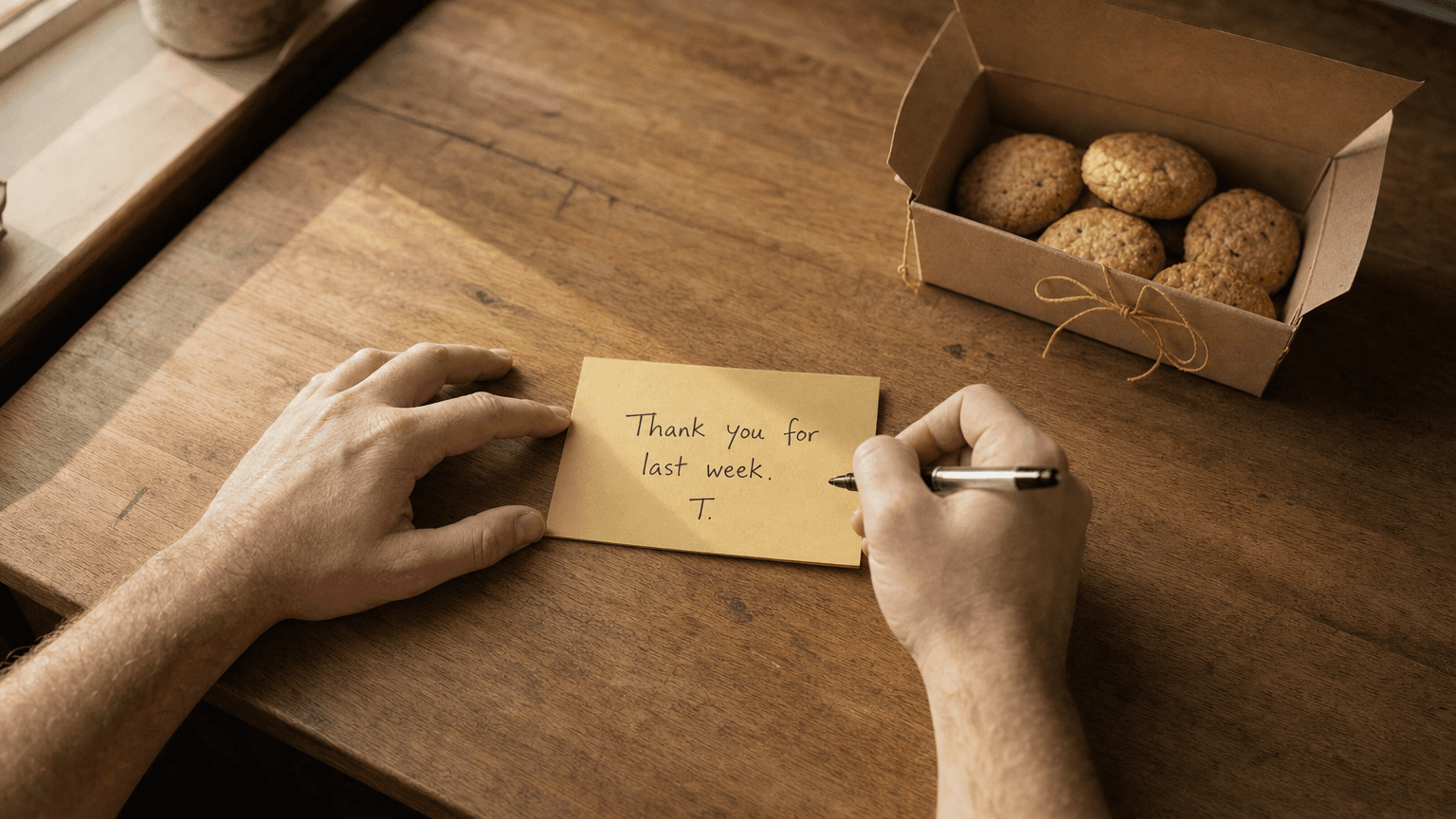 Kindness for a workmate