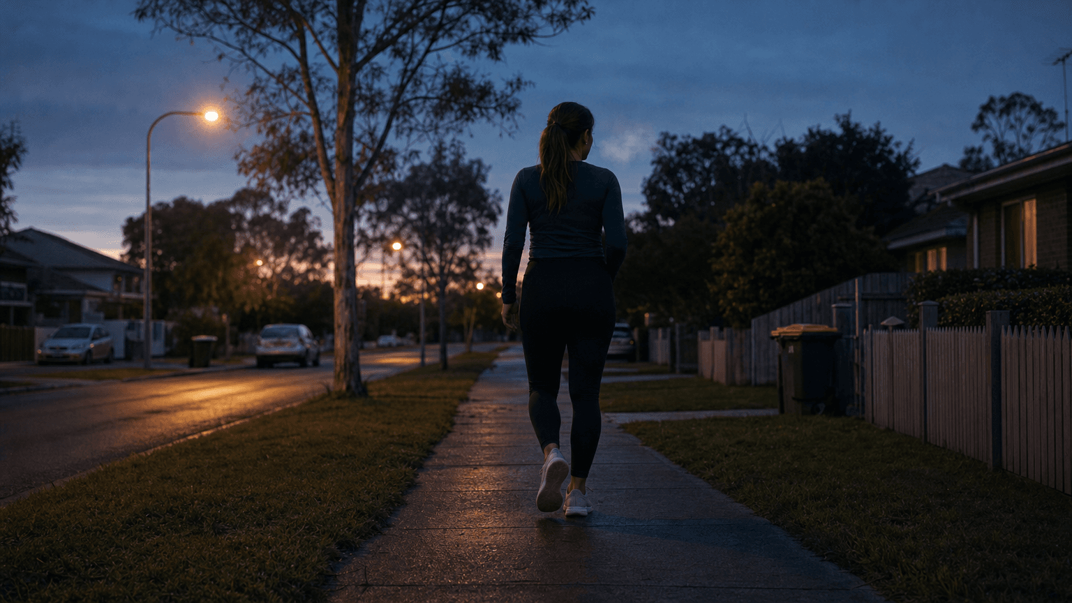Get outside before anyone's up