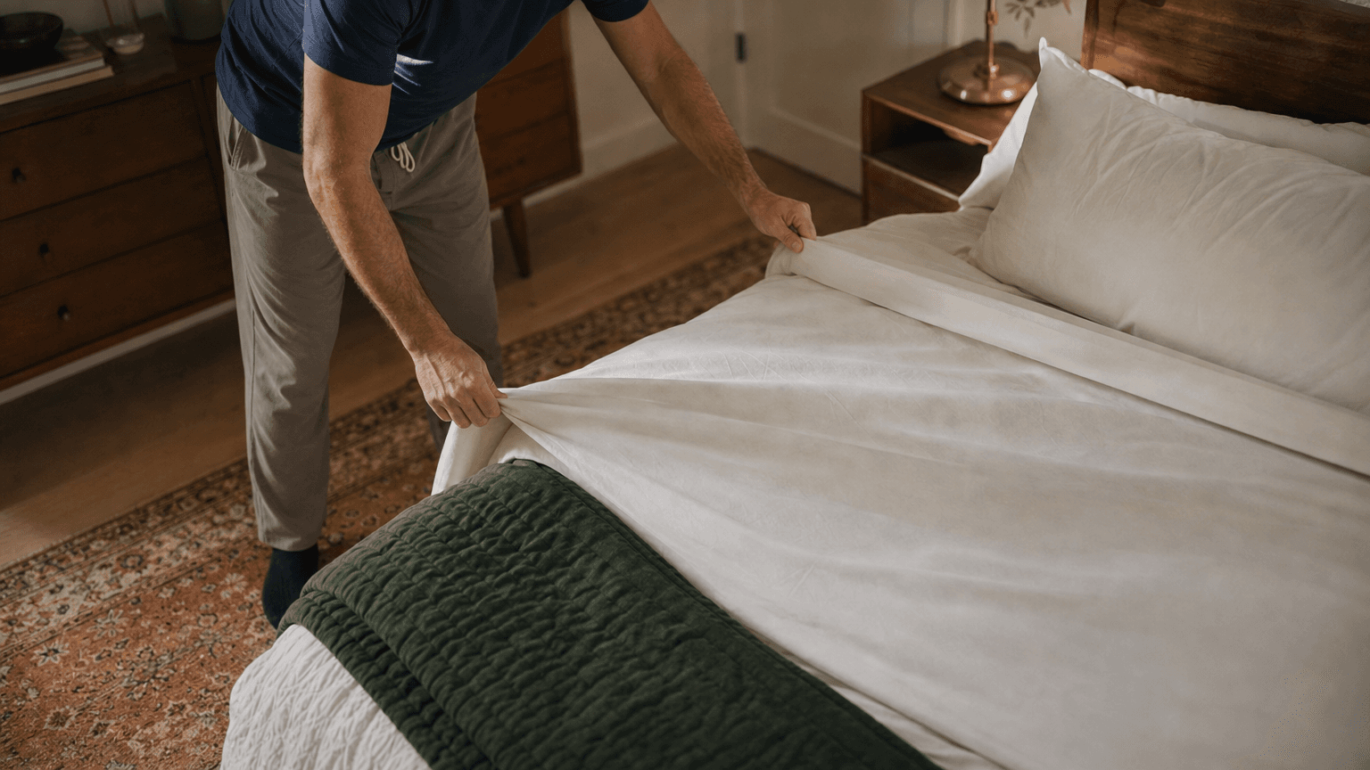 Make the bed