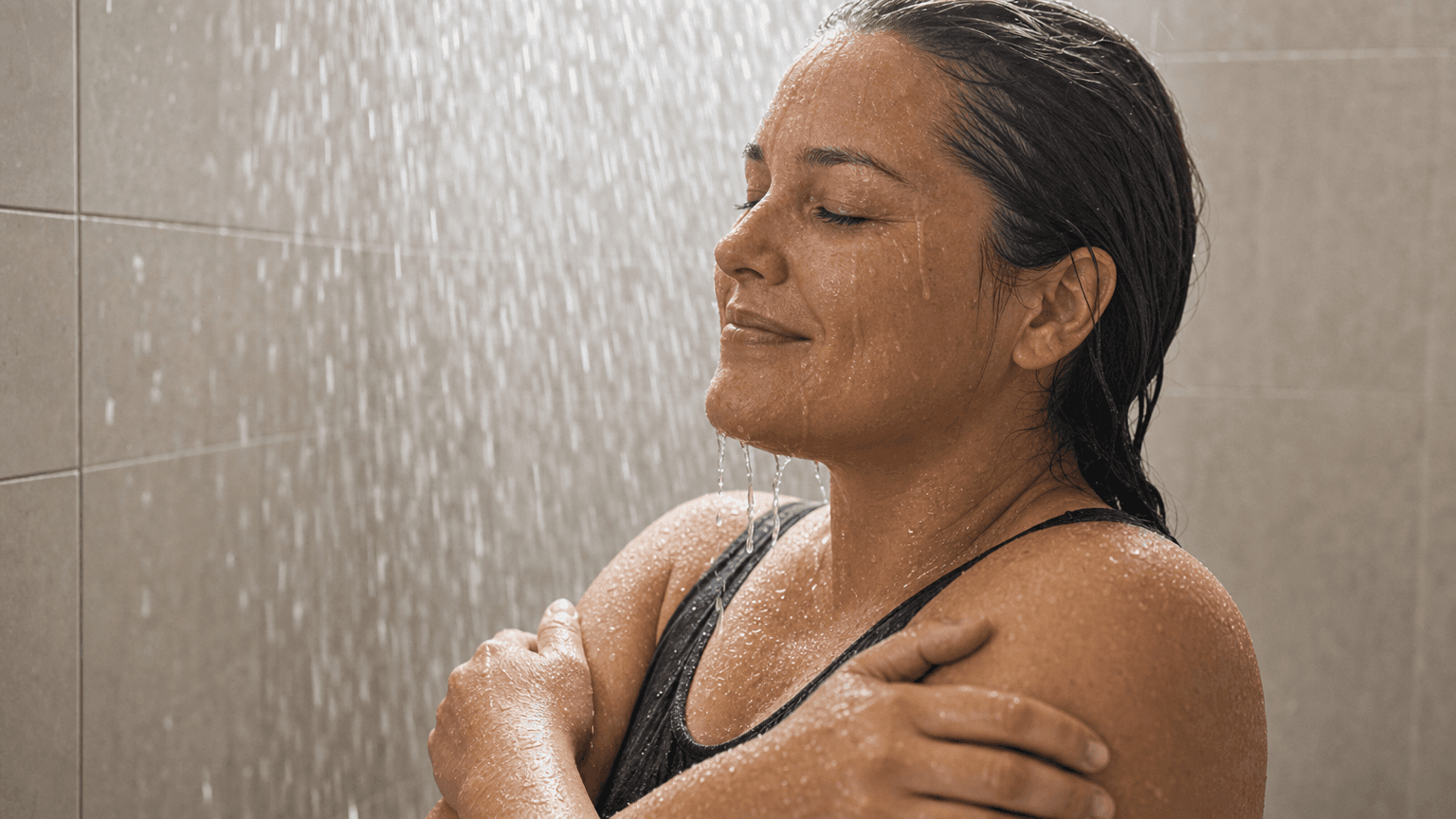 Finish with a cold shower