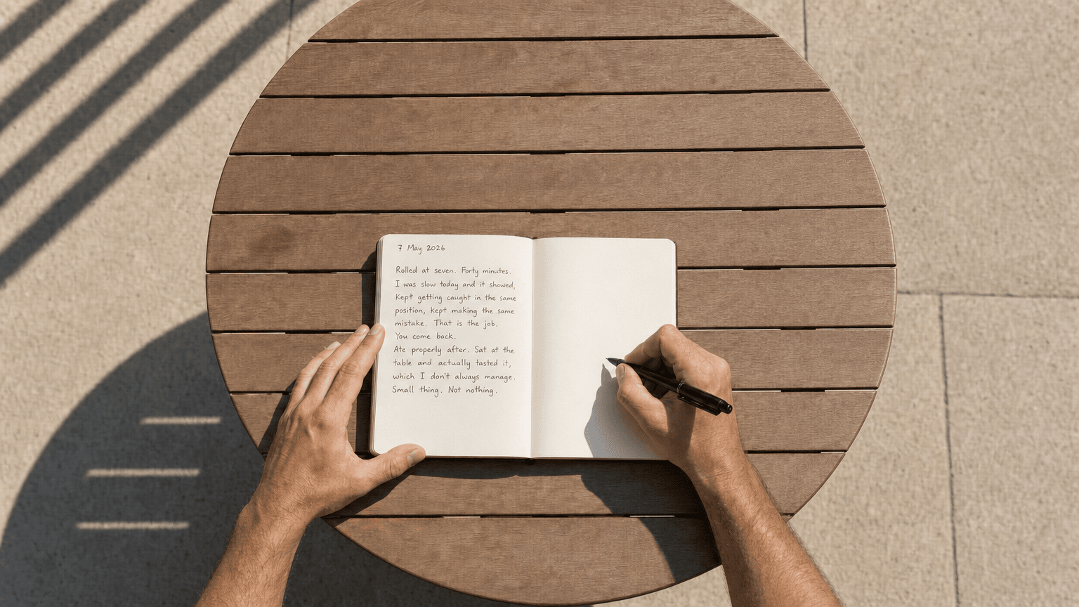 Journal while it's fresh in your mind