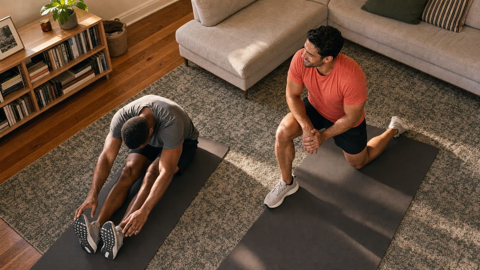 Stretch while you're still warm