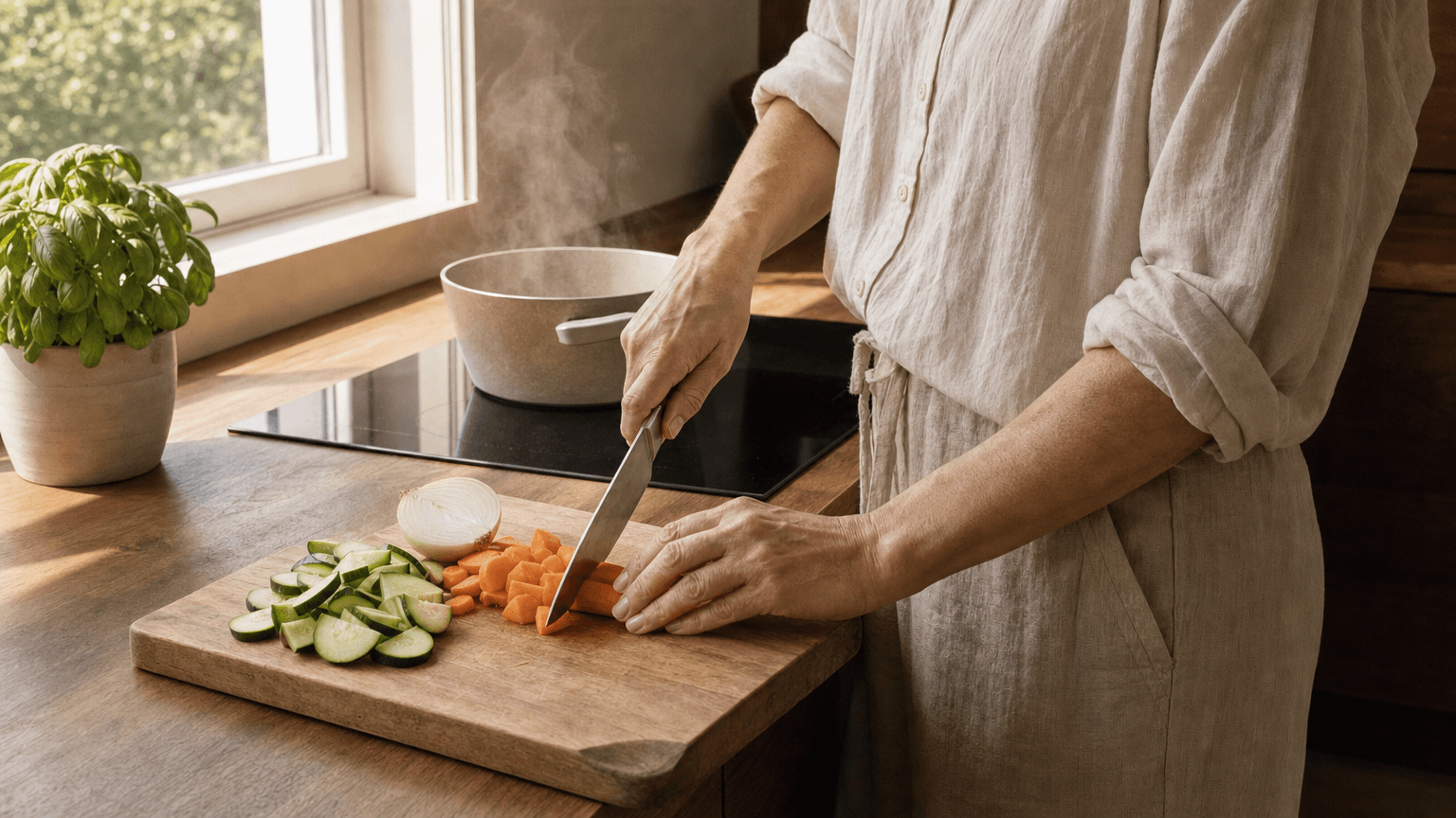 Cook the second main meal
