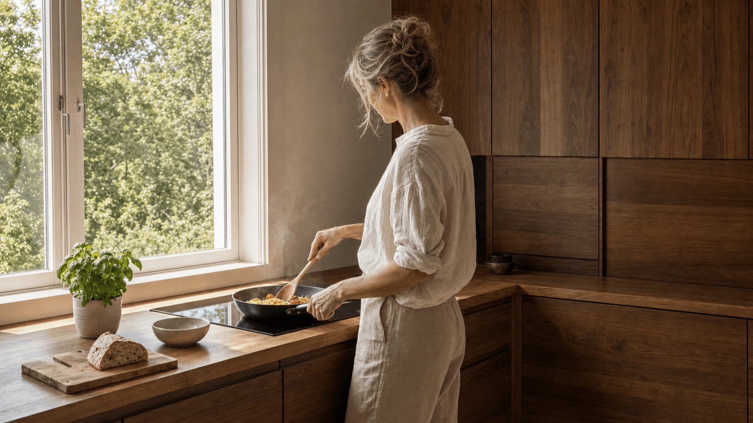 Cook breakfast at lunchtime