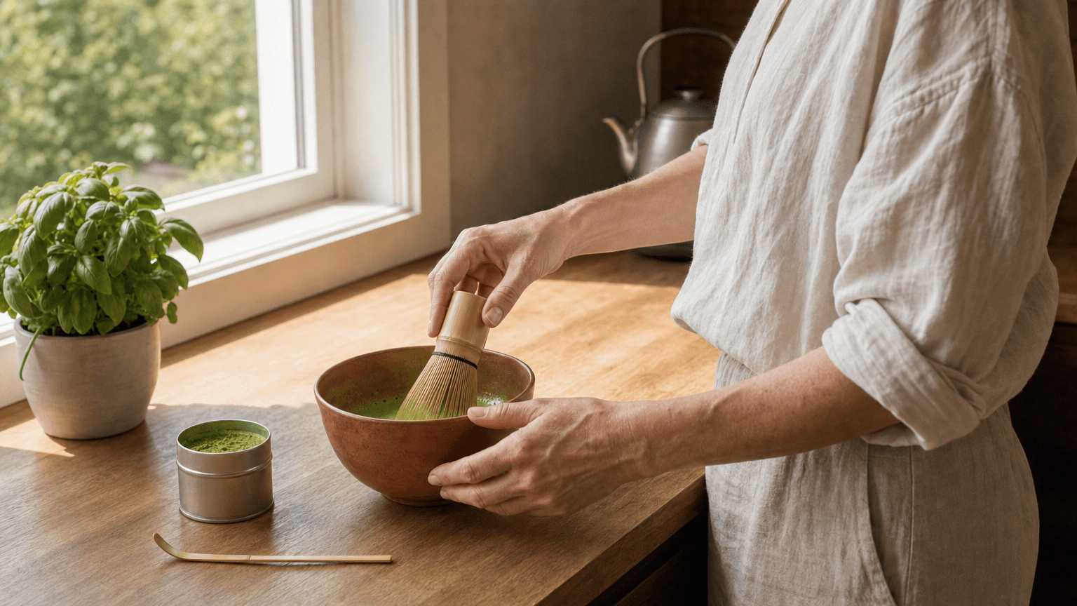 Make the matcha